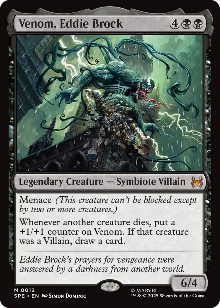 Venom, Eddie Brock [Marvel's Spider-Man: Eternal-Legal] - Magic: The Gathering - Card Brawlers | Quebec | Canada |