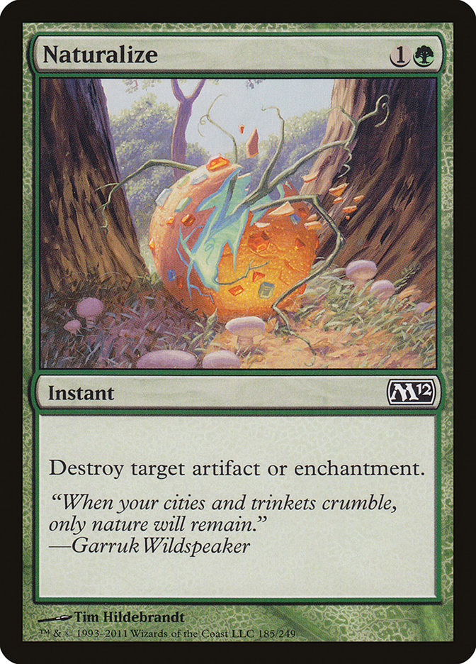 Naturalize [Magic 2012] - Magic: The Gathering - Card Brawlers | Quebec | Canada |
