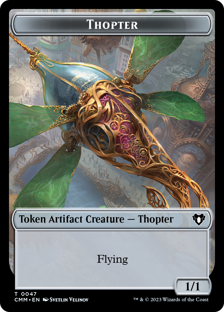 Thopter // Construct (41) Double-Sided Token [Commander Masters Tokens] - Magic: The Gathering - Card Brawlers | Quebec | Canada |