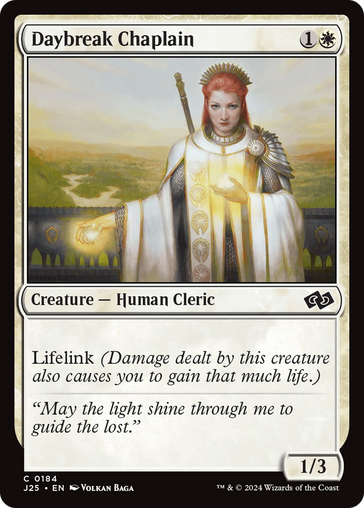 Daybreak Chaplain [Foundations Jumpstart] - Magic: The Gathering - Card Brawlers | Quebec | Canada |