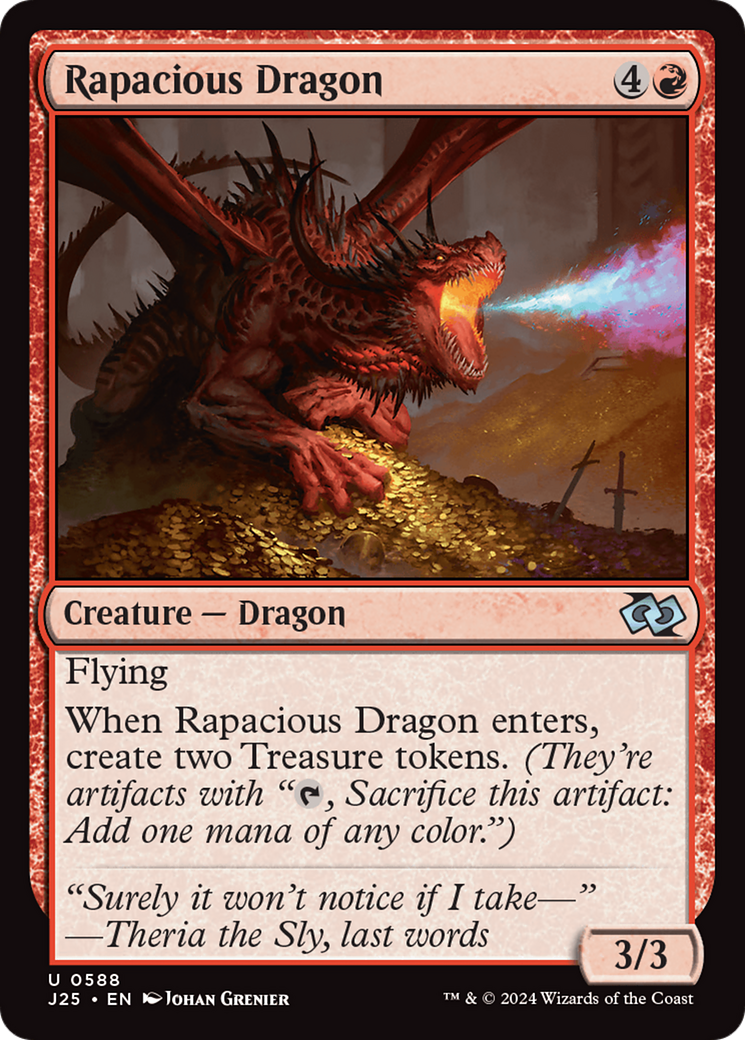 Rapacious Dragon [Foundations Jumpstart] - Magic: The Gathering - Card Brawlers | Quebec | Canada |
