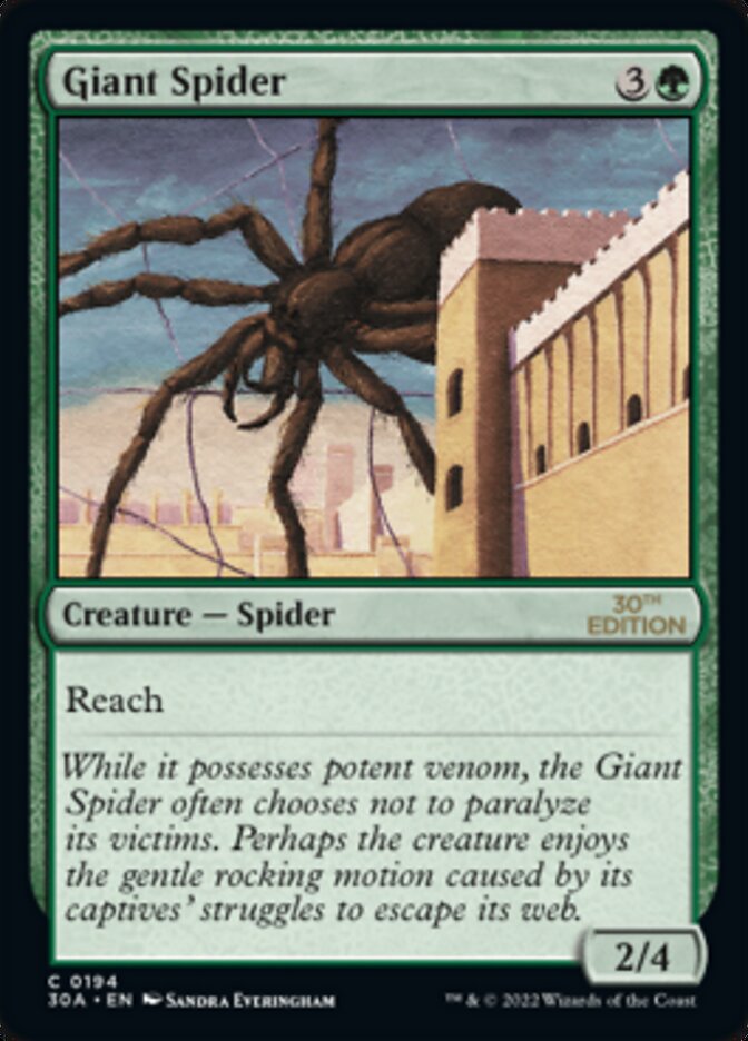 Giant Spider [30th Anniversary Edition] - Magic: The Gathering - Card Brawlers | Quebec | Canada |