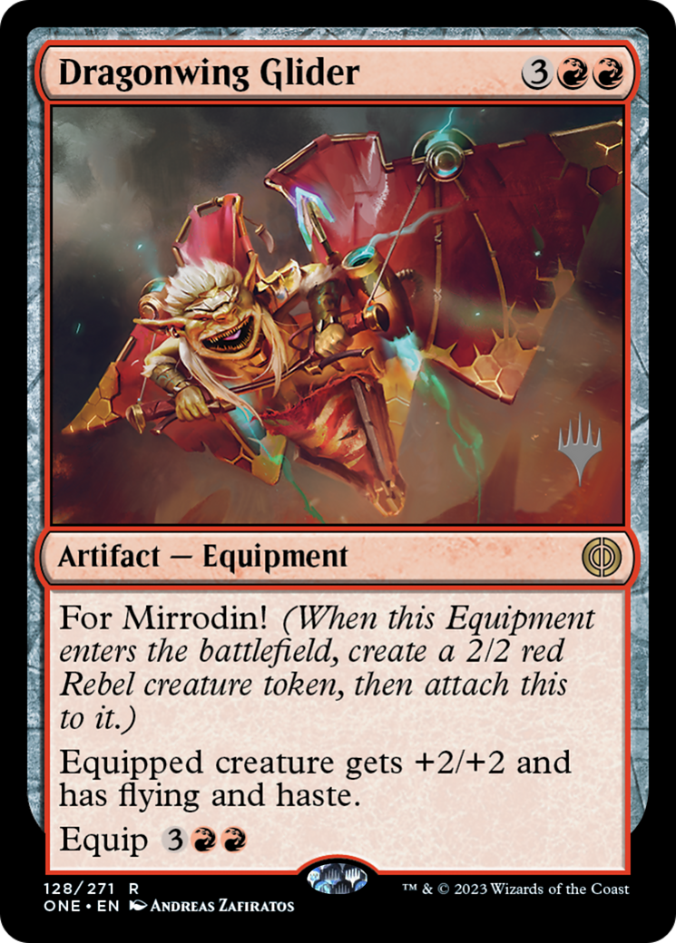 Dragonwing Glider (Promo Pack) [Phyrexia: All Will Be One Promos] - Magic: The Gathering - Card Brawlers | Quebec | Canada |