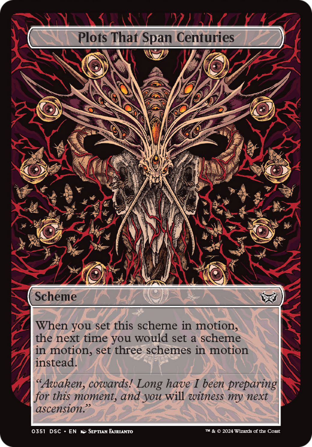 Plots That Span Centuries (Full Art) [Duskmourn: Archenemy] - Magic: The Gathering - Card Brawlers | Quebec | Canada |