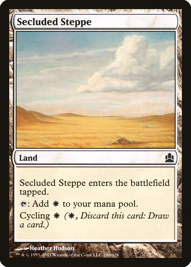 Secluded Steppe [Commander 2011] - Magic: The Gathering - Card Brawlers | Quebec | Canada |