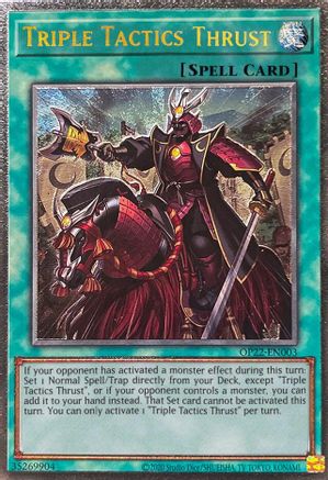 Triple Tactics Thrust [OP22-EN003] Ultimate Rare - Yu-Gi-Oh! - Card Brawlers | Quebec | Canada |