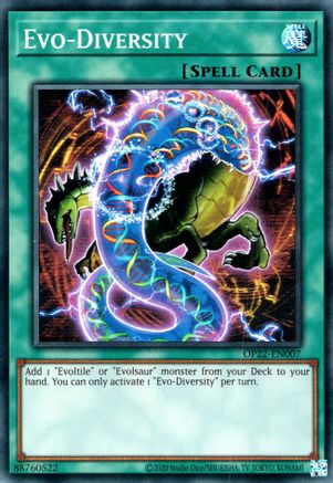 Evo-Diversity [OP22-EN007] Super Rare - Yu-Gi-Oh! - Card Brawlers | Quebec | Canada |