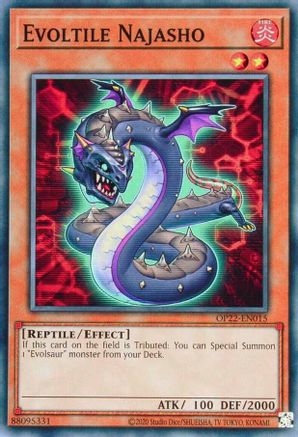 Evoltile Najasho [OP22-EN015] Common - Yu-Gi-Oh! - Card Brawlers | Quebec | Canada |