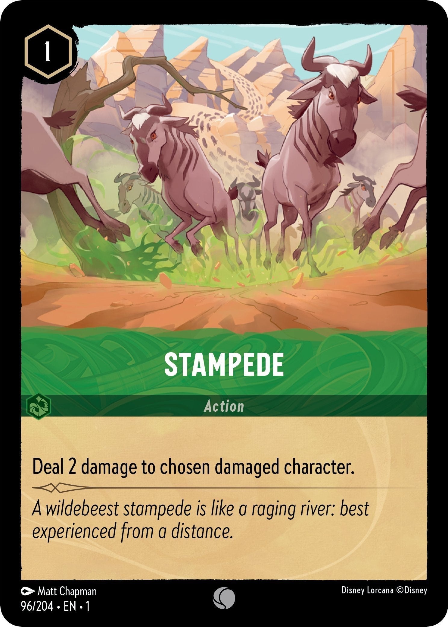 Stampede (96/204) [The First Chapter] - Disney - Card Brawlers | Quebec | Canada |