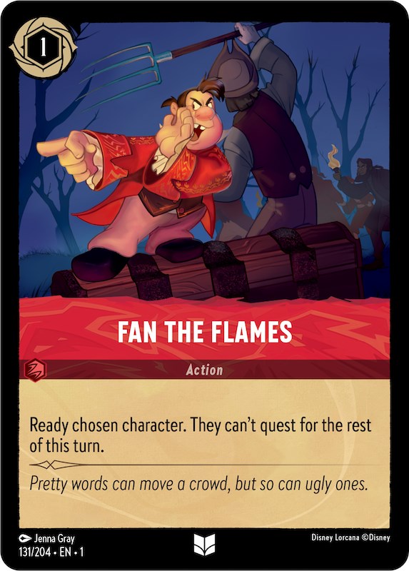 Fan the Flames (131/204) [The First Chapter] - Disney - Card Brawlers | Quebec | Canada |