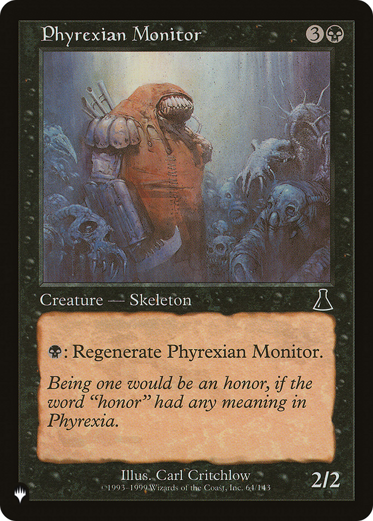 Phyrexian Monitor [The List] - Magic: The Gathering - Card Brawlers | Quebec | Canada |