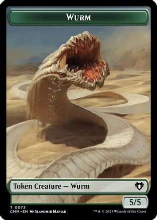 Wurm // Spider Double-Sided Token (CMM-73 // 36) - Commander Masters - Commander Masters - Card Brawlers | Quebec | Canada |