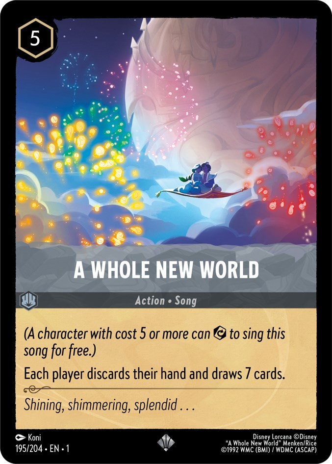 A Whole New World (195/204) [The First Chapter] - Disney - Card Brawlers | Quebec | Canada |