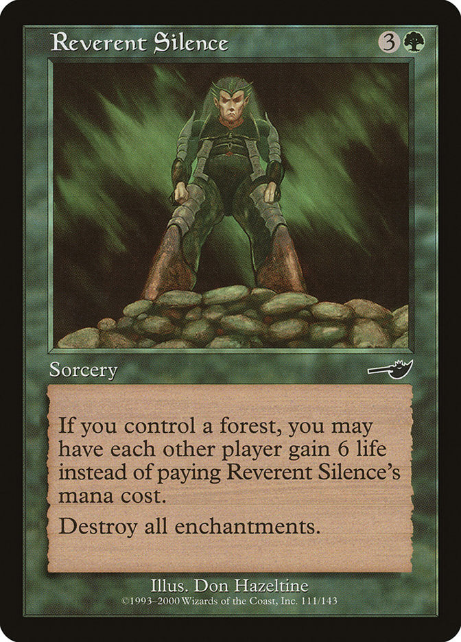 Reverent Silence [Nemesis] - Magic: The Gathering - Card Brawlers | Quebec | Canada |