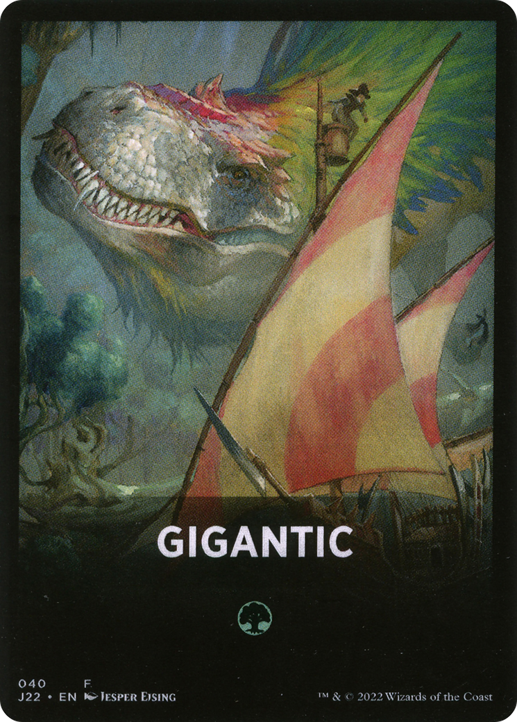 Gigantic Theme Card [Jumpstart 2022 Front Cards] - Magic: The Gathering - Card Brawlers | Quebec | Canada |