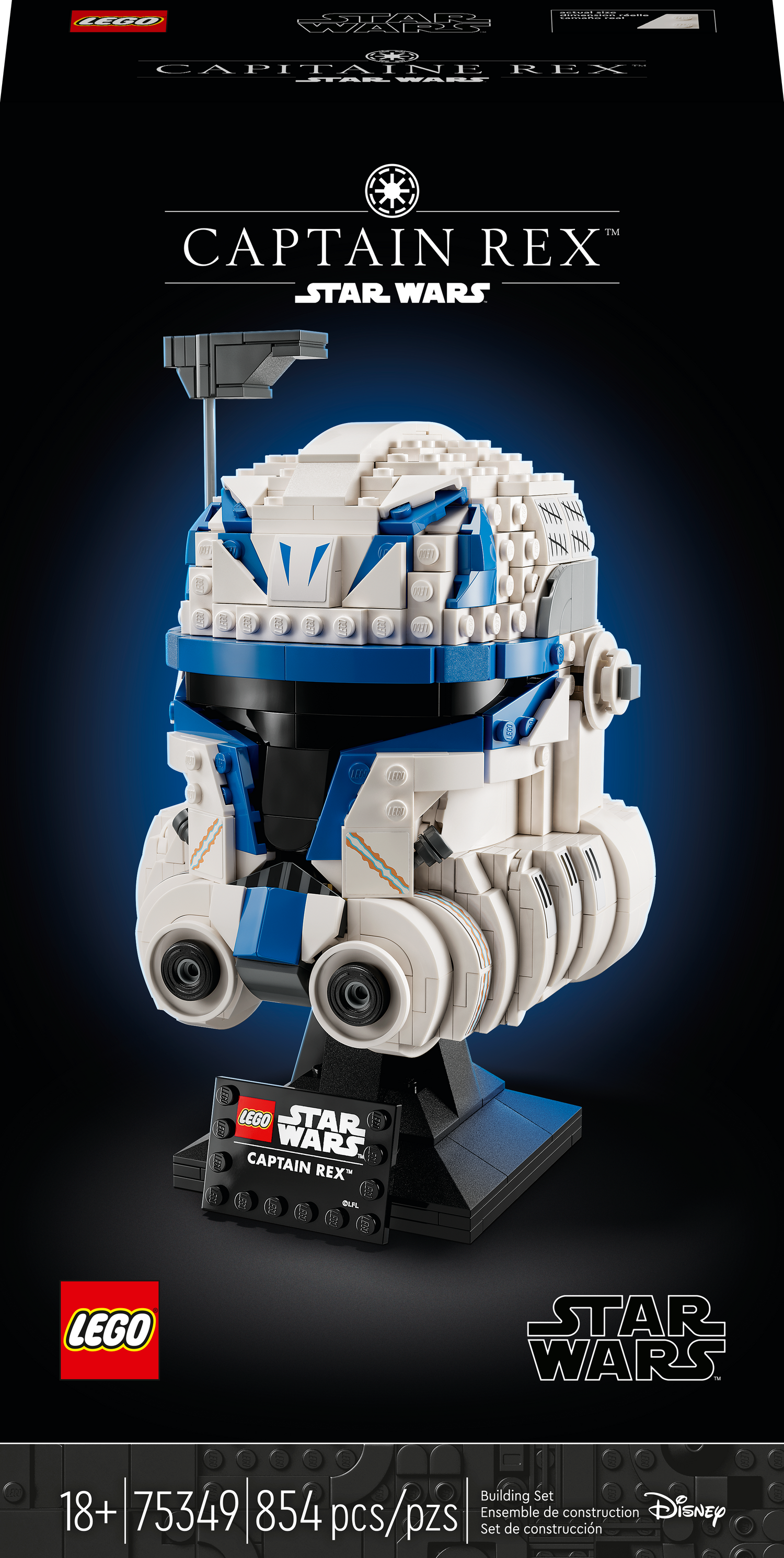LEGO® - Star Wars TM - Captain Rex™ Helmet - Building Kit - 75349