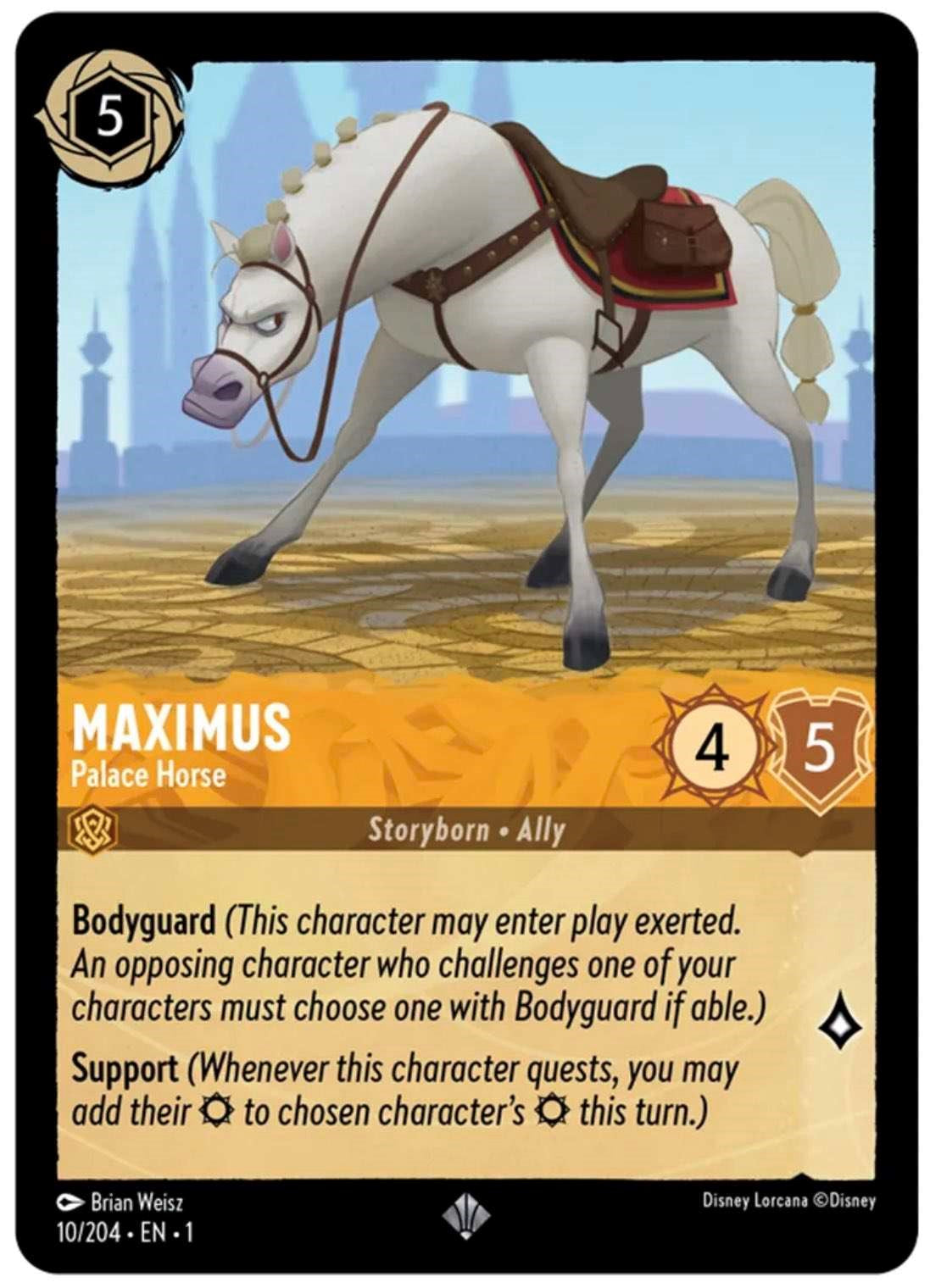 Maximus - Palace Horse (10/204) [The First Chapter] - Disney - Card Brawlers | Quebec | Canada |