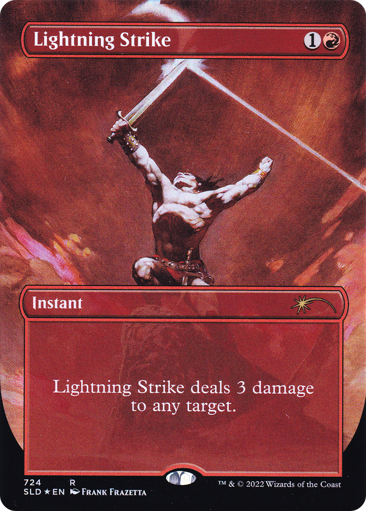 Lightning Strike (Borderless) [Secret Lair Drop Promos] - Magic: The Gathering - Card Brawlers | Quebec | Canada |