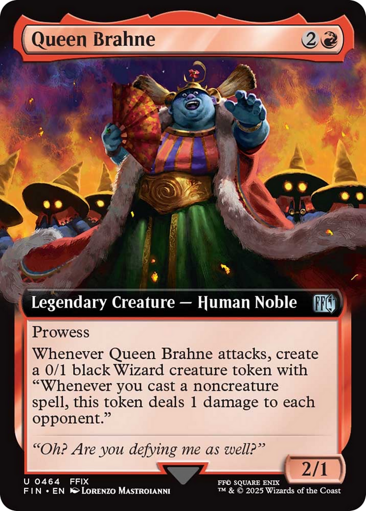 Queen Brahne (Extended Art) [FINAL FANTASY] - Magic: The Gathering - Card Brawlers | Quebec | Canada |