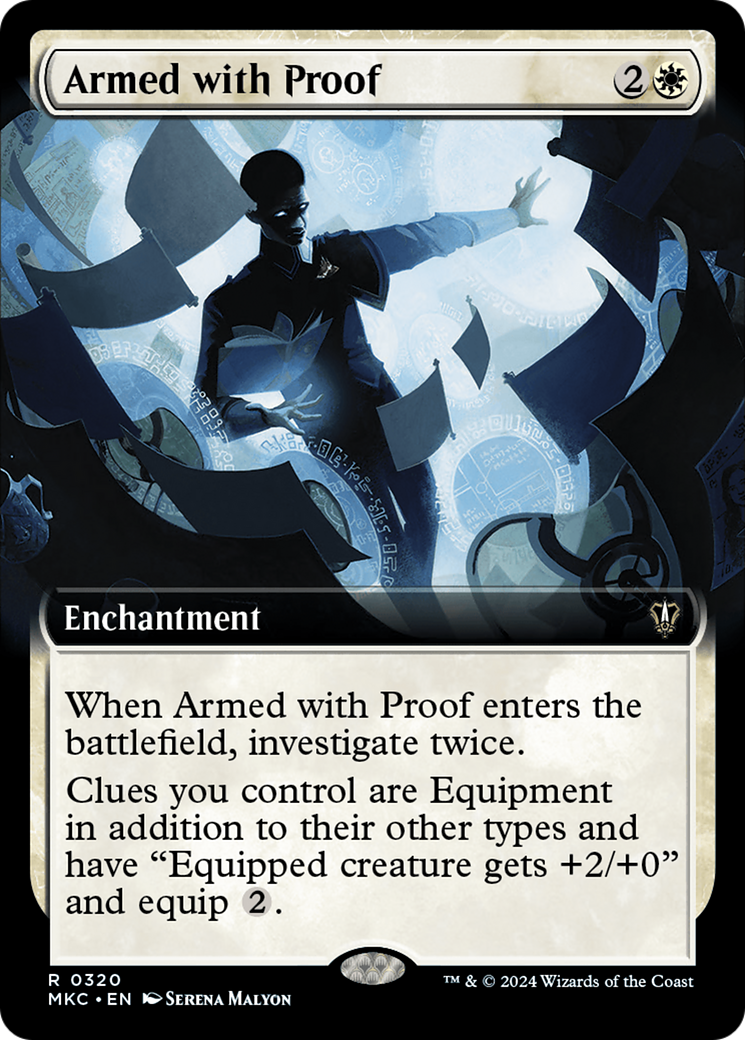 Armed with Proof (Extended Art) [Murders at Karlov Manor Commander] - Magic: The Gathering - Card Brawlers | Quebec | Canada |