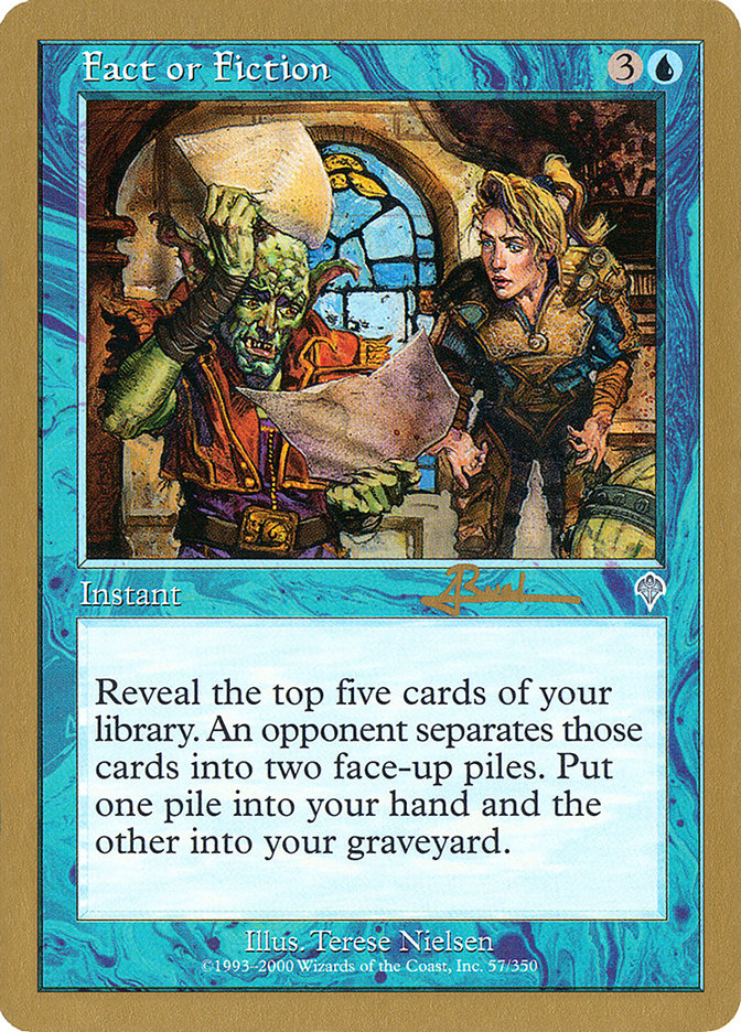 Fact or Fiction (Antoine Ruel) [World Championship Decks 2001] - Magic: The Gathering - Card Brawlers | Quebec | Canada |