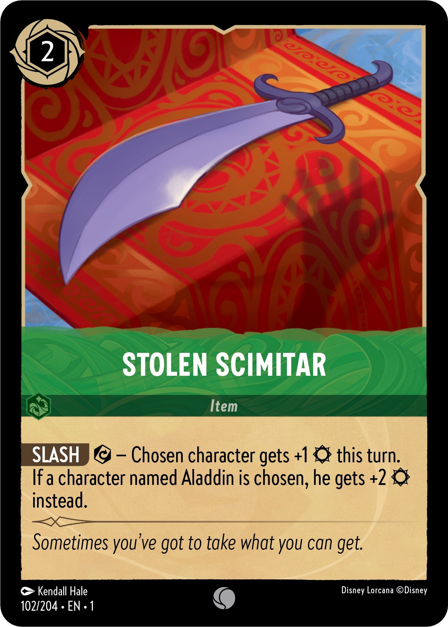 Stolen Scimitar (102/204) [The First Chapter] - Disney - Card Brawlers | Quebec | Canada |
