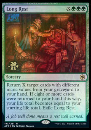 Long Rest [Dungeons & Dragons: Adventures in the Forgotten Realms Prerelease Promos] - Magic: The Gathering - Card Brawlers | Quebec | Canada |