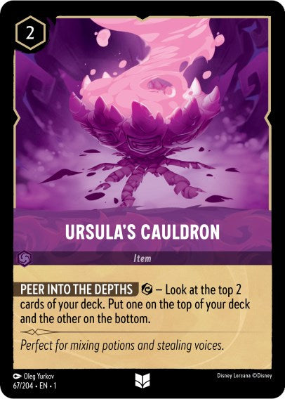 Ursula's Cauldron (67/204) [The First Chapter] - Disney - Card Brawlers | Quebec | Canada |