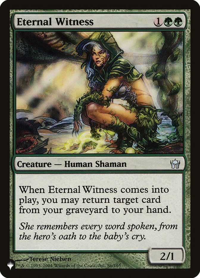Eternal Witness [The List] - Magic: The Gathering - Card Brawlers | Quebec | Canada |