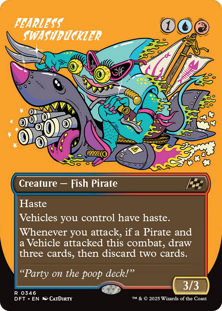 Fearless Swashbuckler (Borderless) [Aetherdrift] - Magic: The Gathering - Card Brawlers | Quebec | Canada |