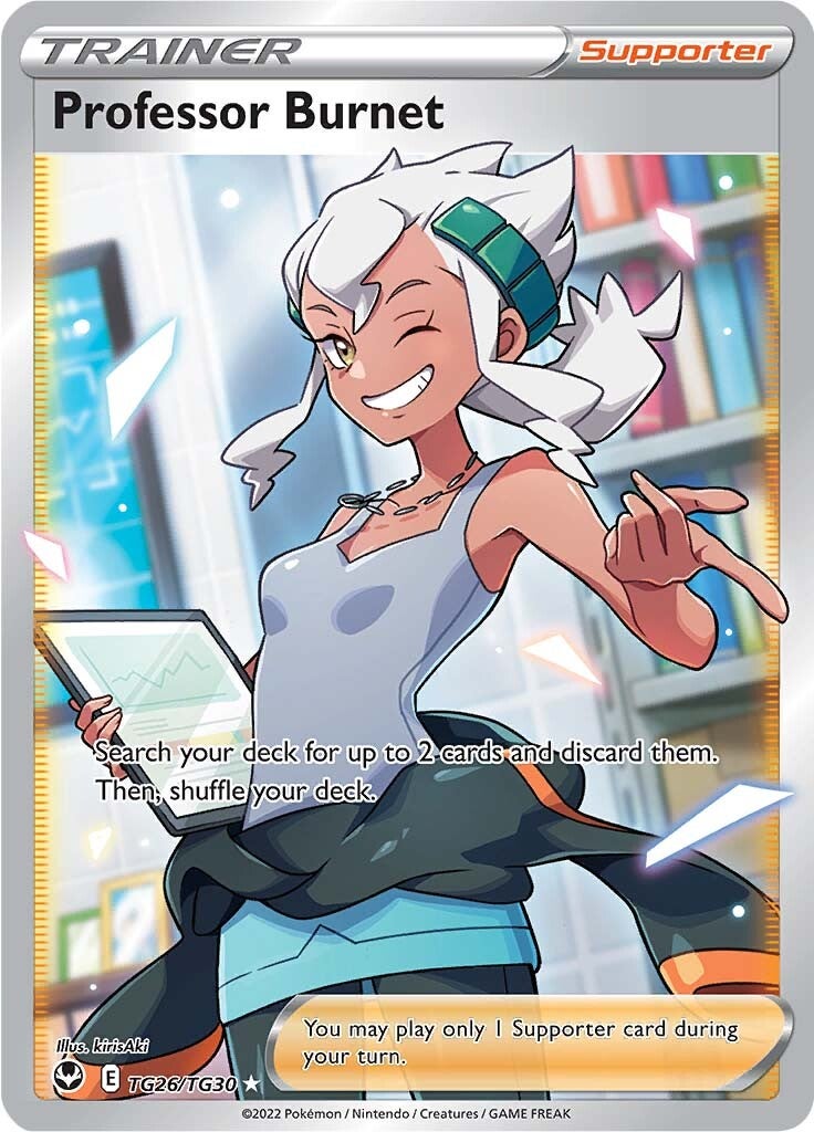 Professor Burnet (TG26/TG30) [Sword & Shield: Silver Tempest] - Pokémon - Card Brawlers | Quebec | Canada |