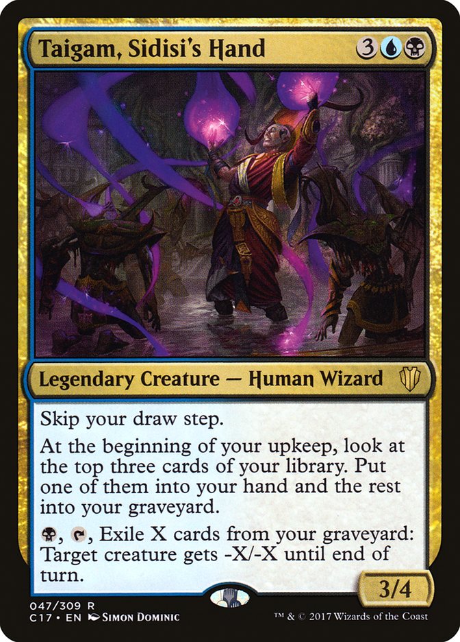 Taigam, Sidisi's Hand [Commander 2017] - Magic: The Gathering - Card Brawlers | Quebec | Canada |