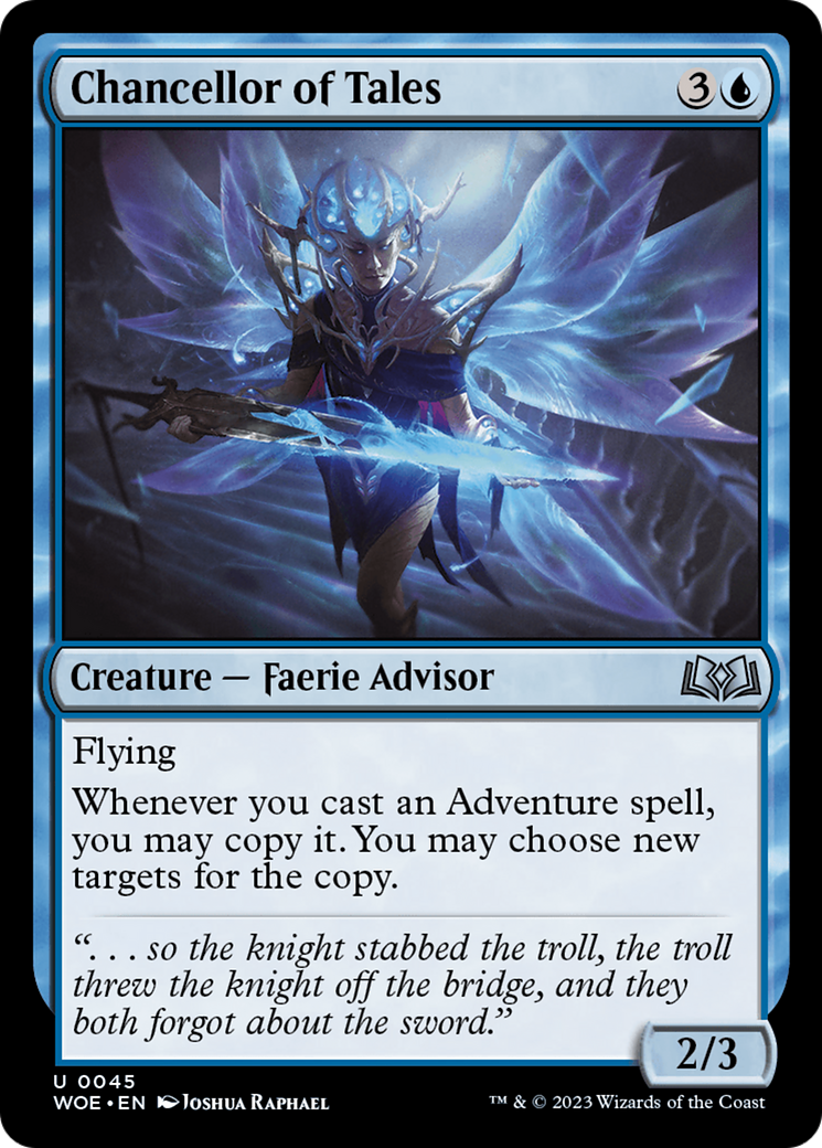 Chancellor of Tales [Wilds of Eldraine] - Magic: The Gathering - Card Brawlers | Quebec | Canada |