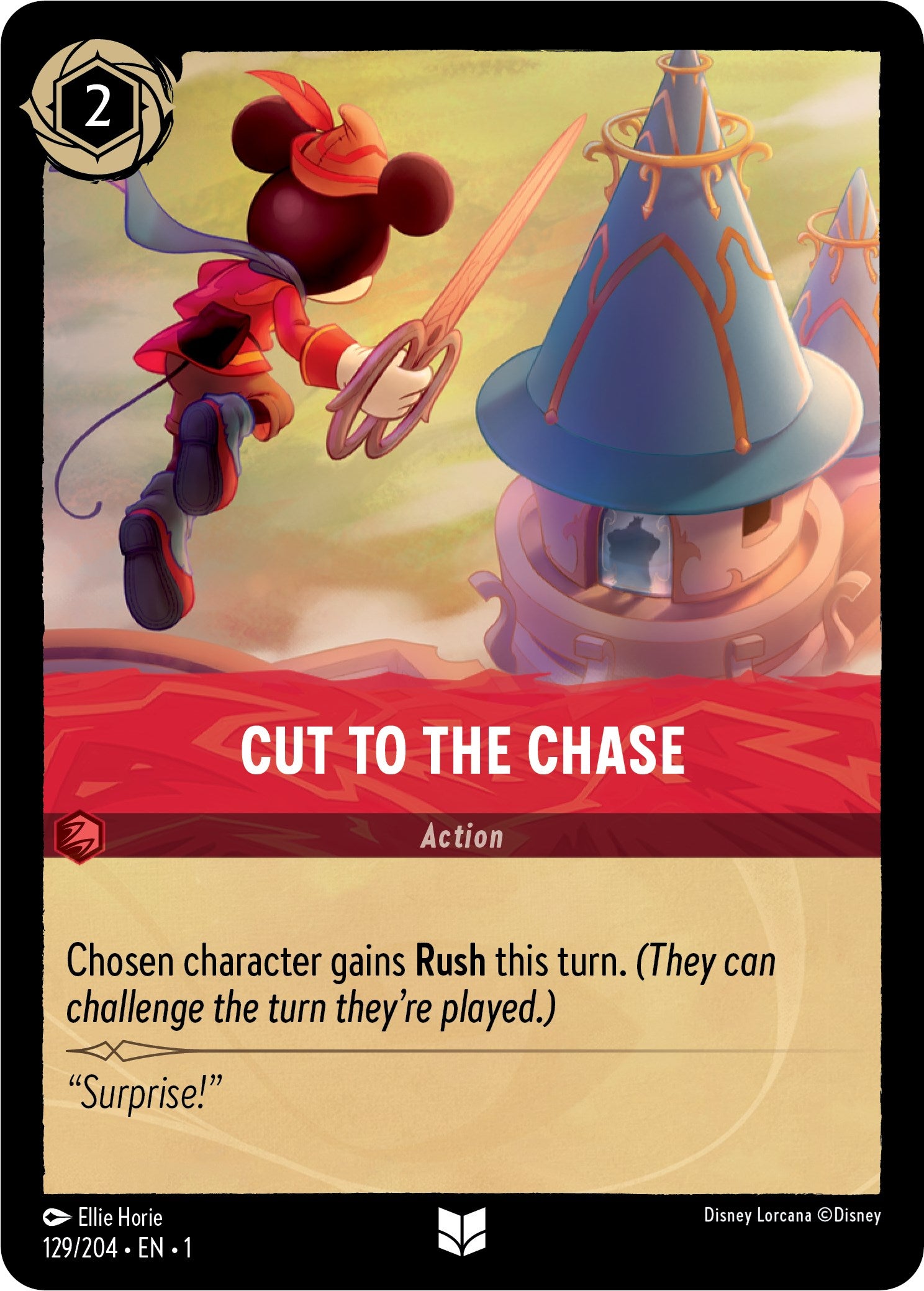Cut to the Chase (129/204) [The First Chapter] - Disney - Card Brawlers | Quebec | Canada |