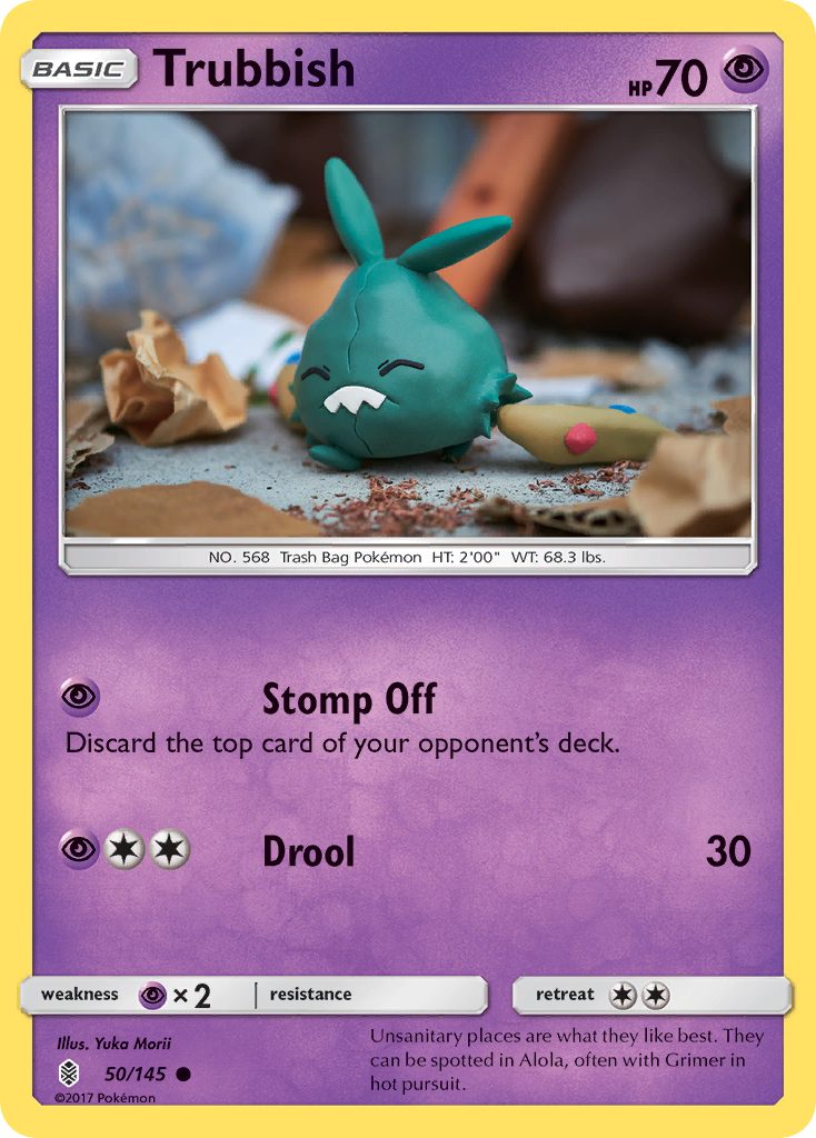 Trubbish (50/145) [Sun & Moon: Guardians Rising] - Pokémon - Card Brawlers | Quebec | Canada |