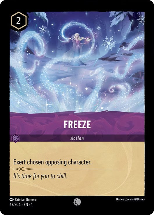 Freeze (63/204) [The First Chapter] - Disney - Card Brawlers | Quebec | Canada |