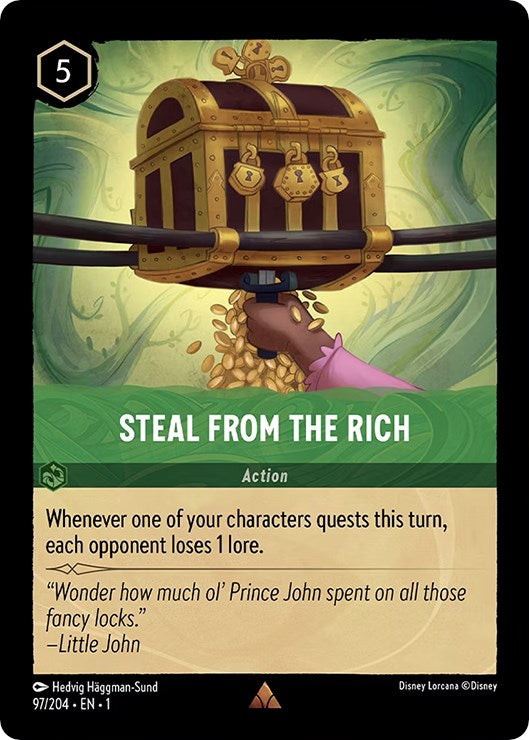 Steal From The Rich (97/204) [The First Chapter] - Disney - Card Brawlers | Quebec | Canada |
