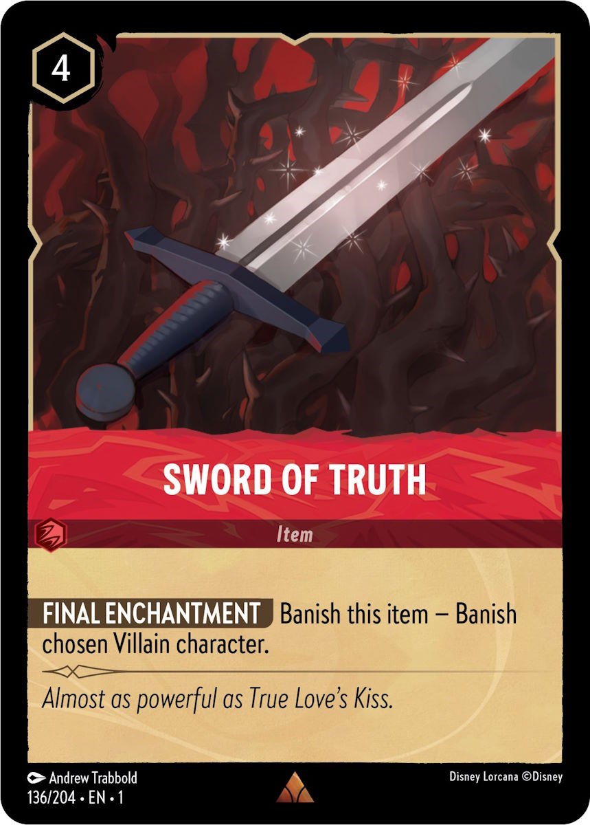 Sword of Truth (136/204) [The First Chapter] - Disney - Card Brawlers | Quebec | Canada |