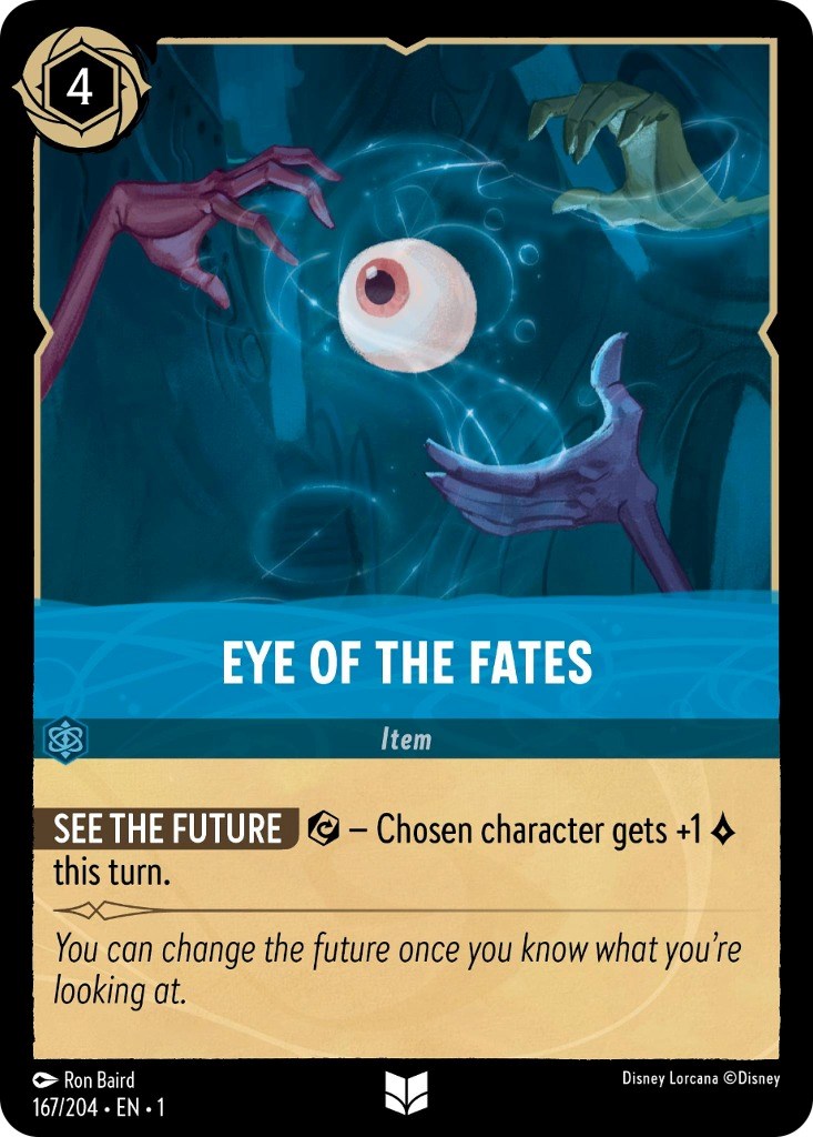 Eye of the Fates (167/204) [The First Chapter] - Disney - Card Brawlers | Quebec | Canada |