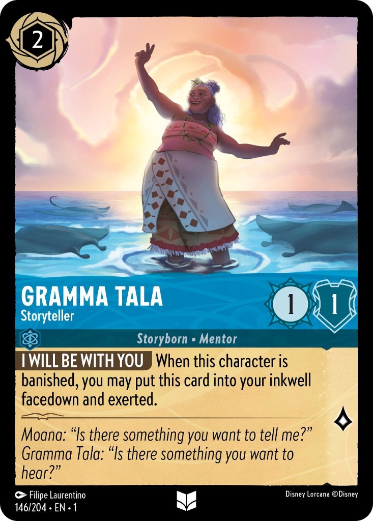 Gramma Tala - Storyteller (146/204) [The First Chapter] - Disney - Card Brawlers | Quebec | Canada |
