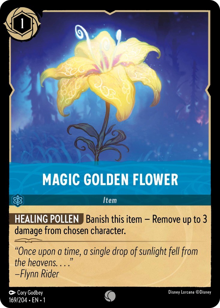 Magic Golden Flower (169/204) [The First Chapter] - Disney - Card Brawlers | Quebec | Canada |