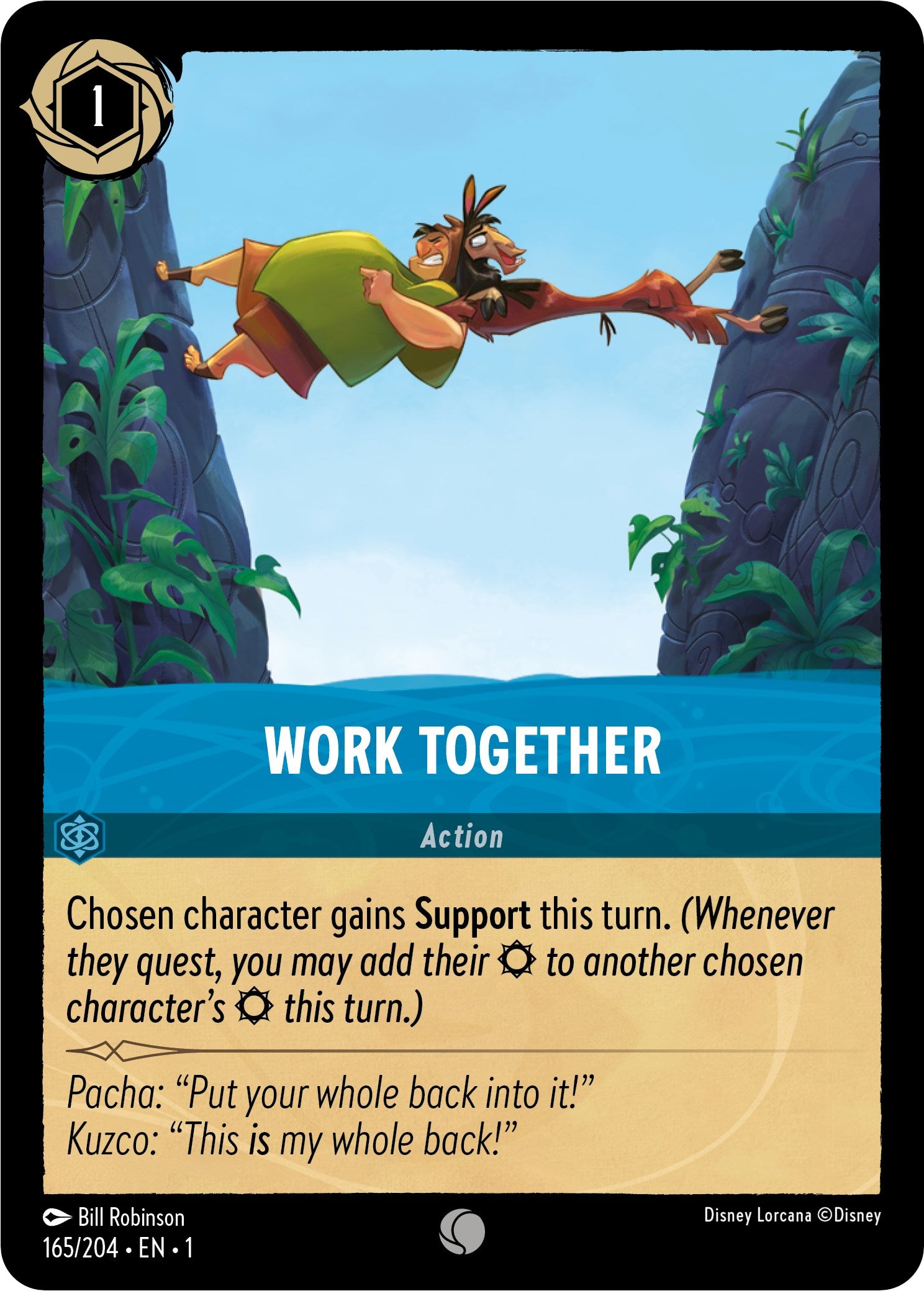 Work Together (165/204) [The First Chapter] - Disney - Card Brawlers | Quebec | Canada |