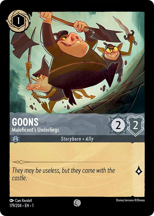 Goons - Maleficent's Underlings (179/204) [The First Chapter] - Disney - Card Brawlers | Quebec | Canada |