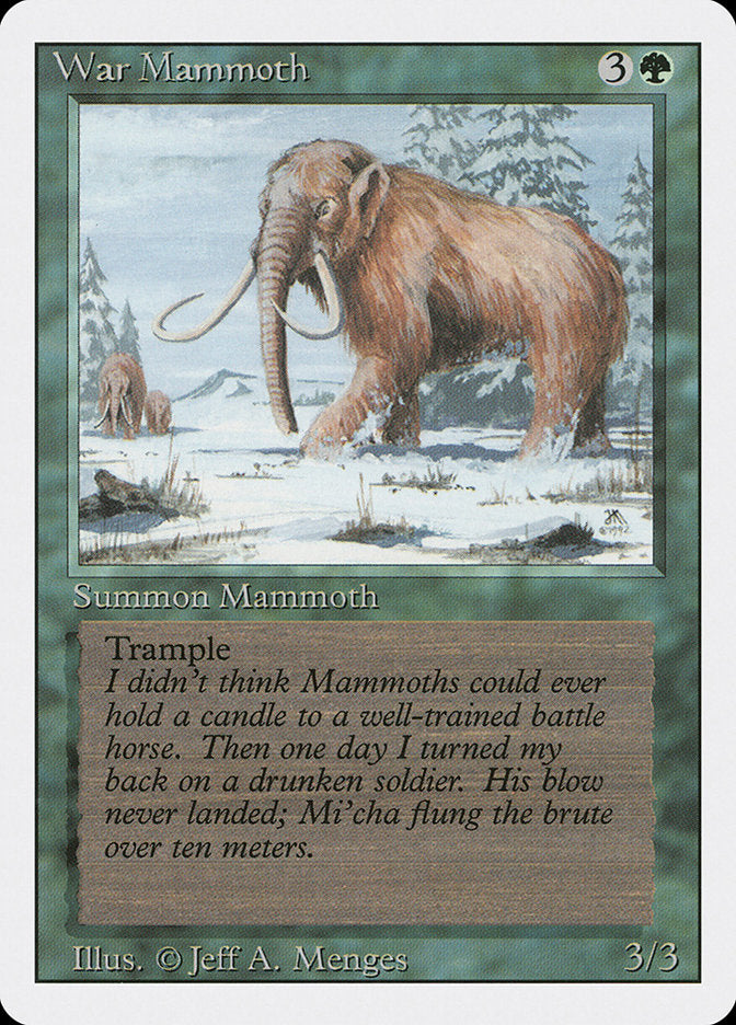 War Mammoth [Revised Edition] - Magic: The Gathering - Card Brawlers | Quebec | Canada |