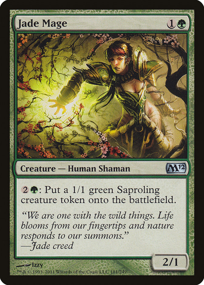 Jade Mage [Magic 2012] - Magic: The Gathering - Card Brawlers | Quebec | Canada |