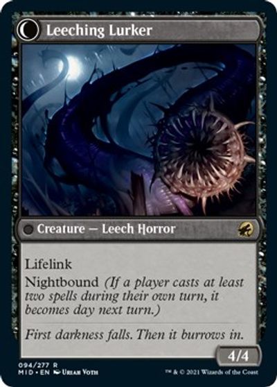 Curse of Leeches // Leeching Lurker [Innistrad: Midnight Hunt] - Magic: The Gathering - Card Brawlers | Quebec | Canada |