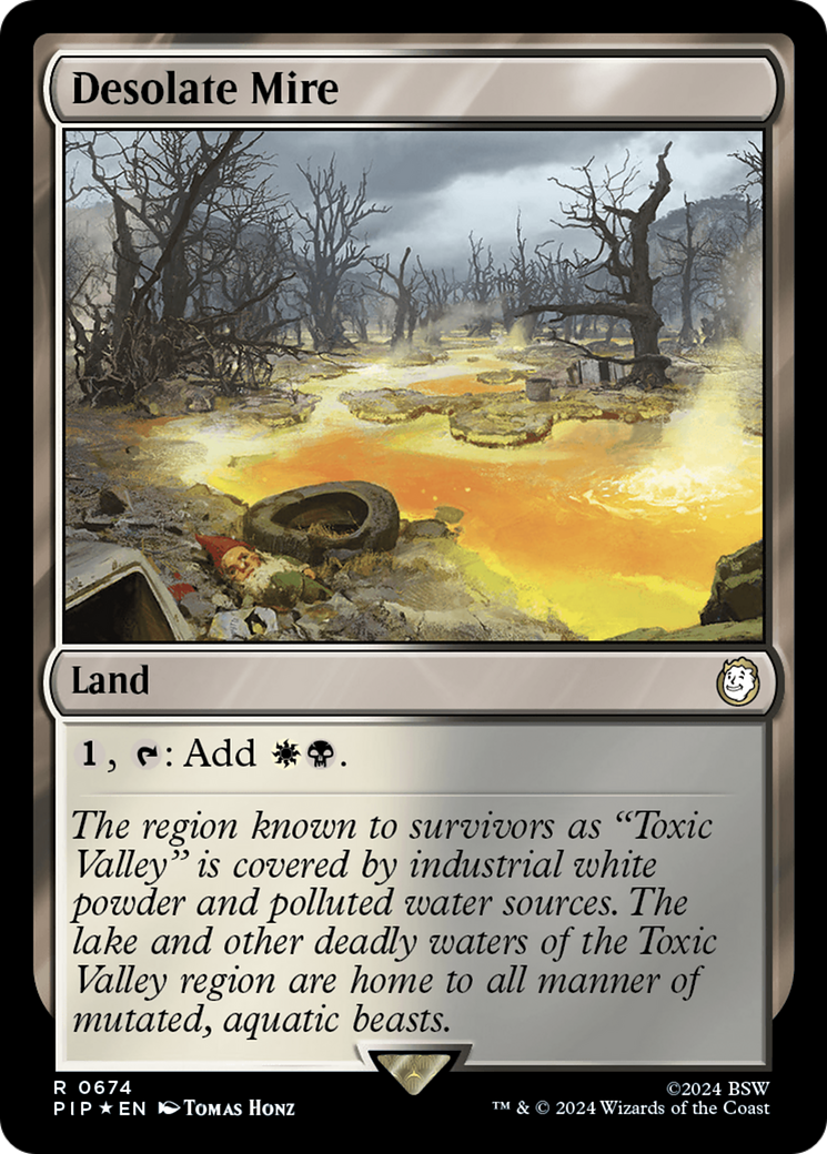 Desolate Mire (Surge Foil) [Fallout] - Magic: The Gathering - Card Brawlers | Quebec | Canada |