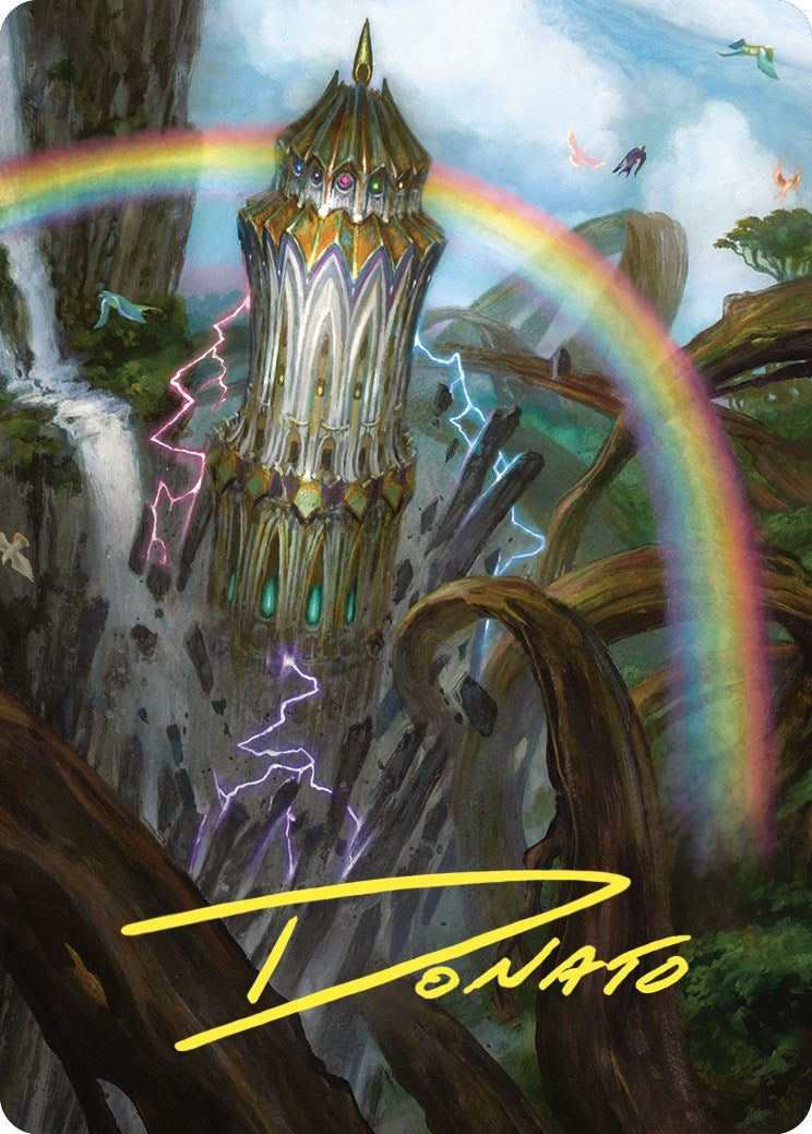 Command Tower Art Card (Gold-Stamped Signature) [Commander Masters Art Series] - Magic: The Gathering - Card Brawlers | Quebec | Canada |