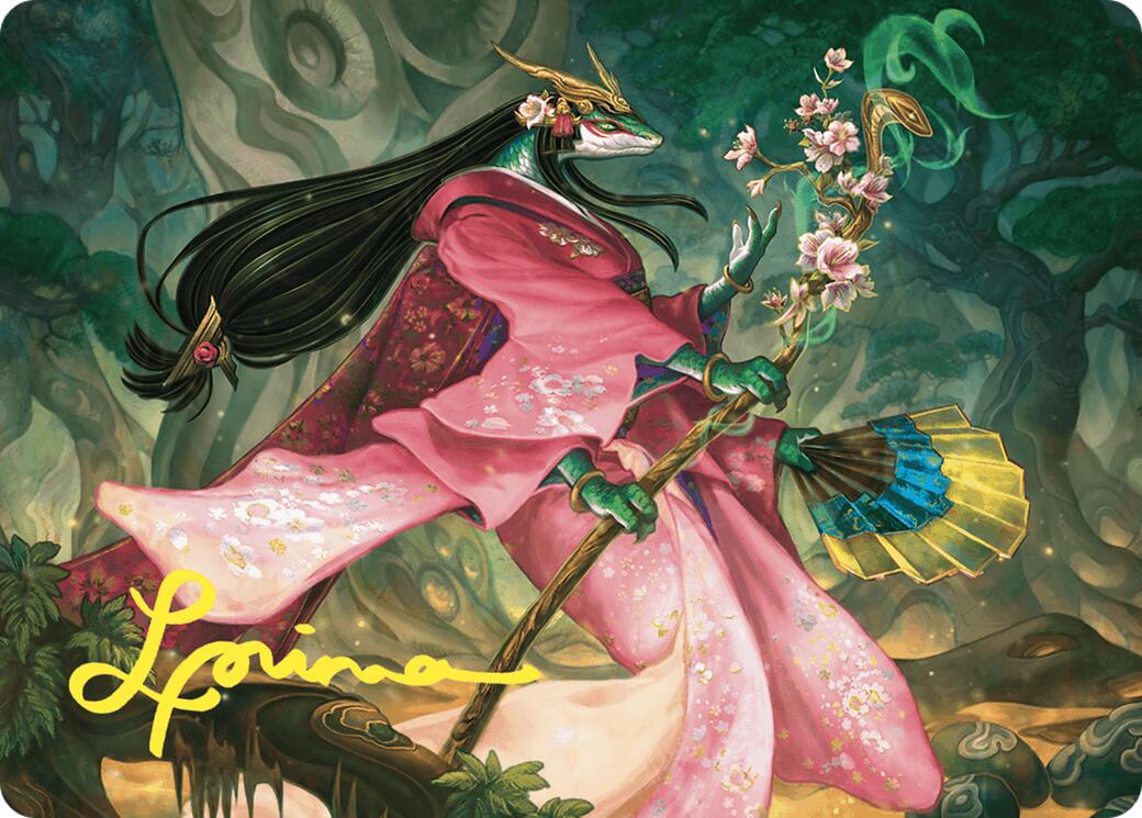 Sakiko, Mother of Summer Art Card (Gold-Stamped Signature) [Commander Masters Art Series] - Magic: The Gathering - Card Brawlers | Quebec | Canada |