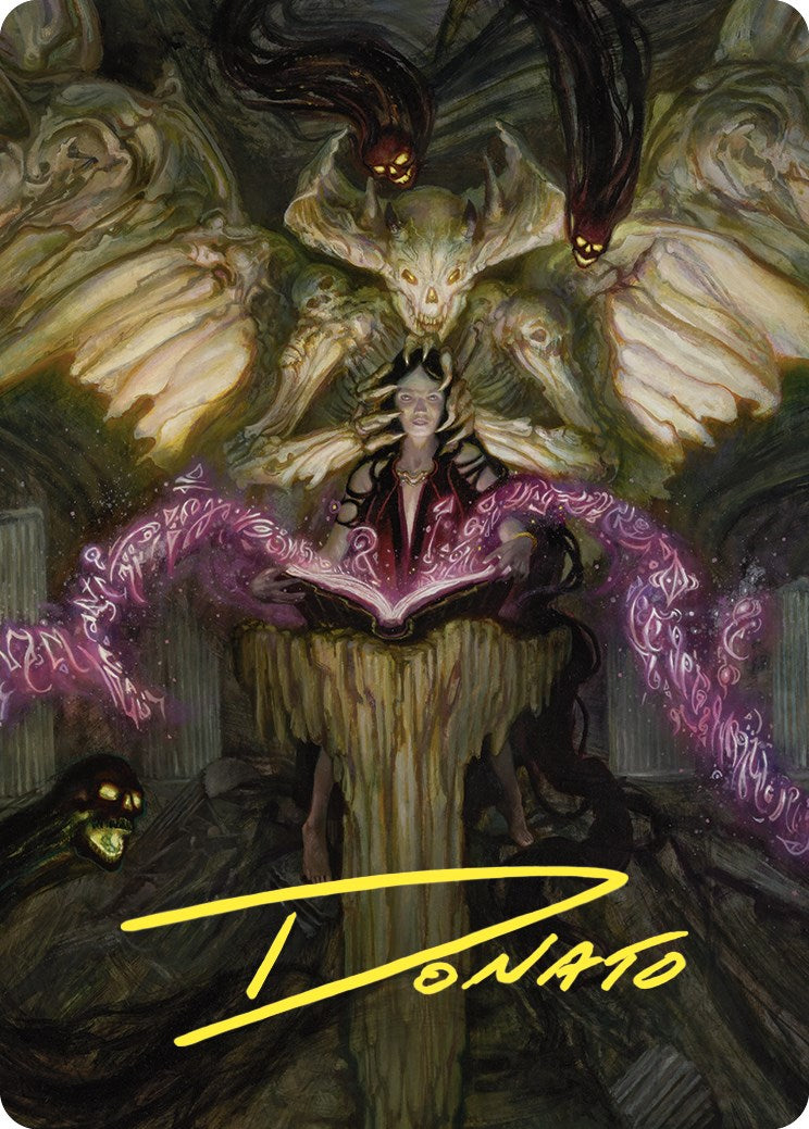Demonic Tutor Art Card (Gold-Stamped Signature) [Commander Masters Art Series] - Magic: The Gathering - Card Brawlers | Quebec | Canada |